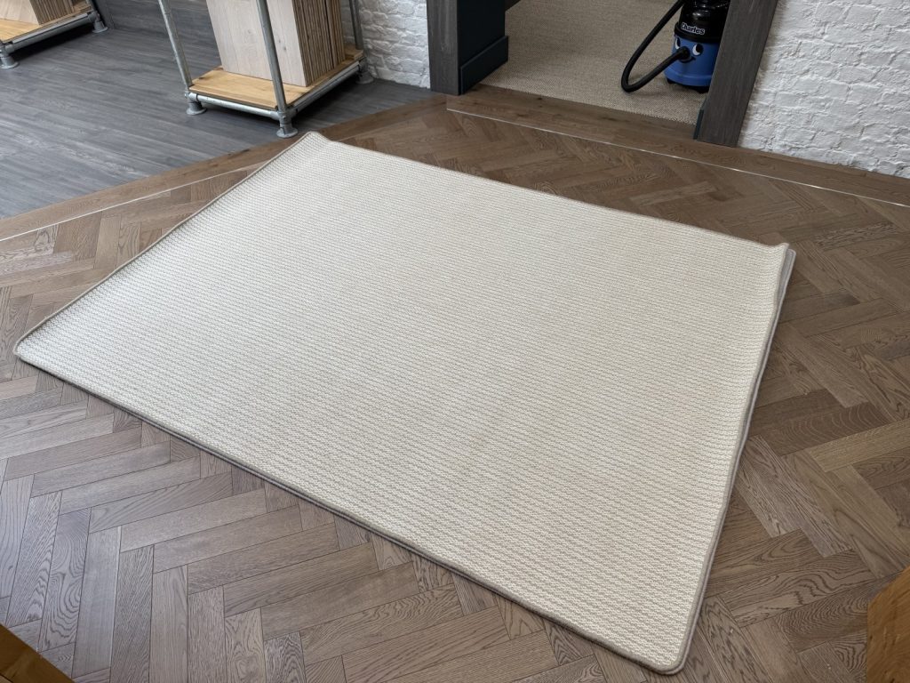 Wool Rug - Large with Whipped Edge, Beige, Neutral (180 X 240)