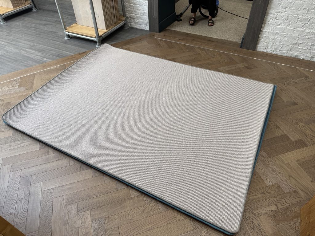 Wool Rug - Large with Whipped Edge, Beige, Neutral, Grey (180 X 240)
