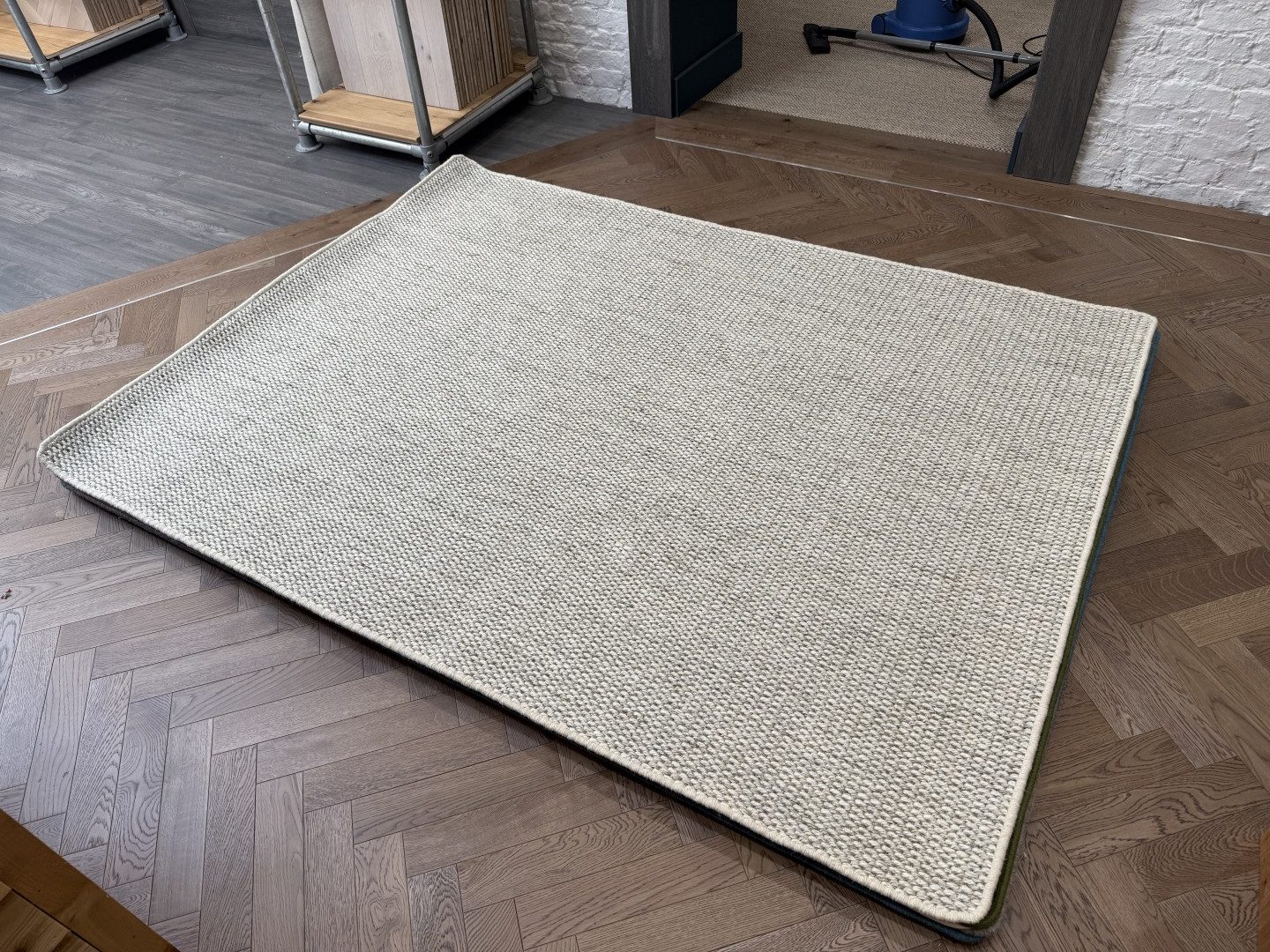 Wool / Sisal Rug - Large with Whipped Edge, Cream, Neutral, Beige (180 X 240) 1 Wool / Sisal Rug - Large with Whipped Edge, Cream, Neutral, Beige (180 X 240)