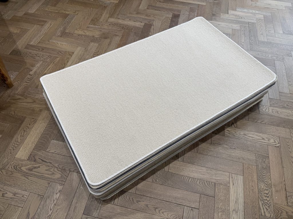 Wool Rug - Small with Whipped Edge, Cream (90 X 150)