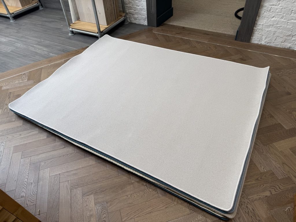 Wool Rug - Large with Whipped Edge, Beige, Neutral, Grey (180 X 240)