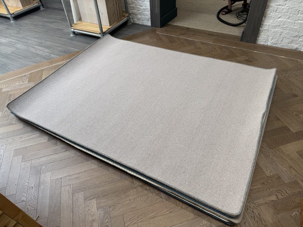 Wool Rug - Large with Whipped Edge, Beige, Neutral, Grey (180 X 240)