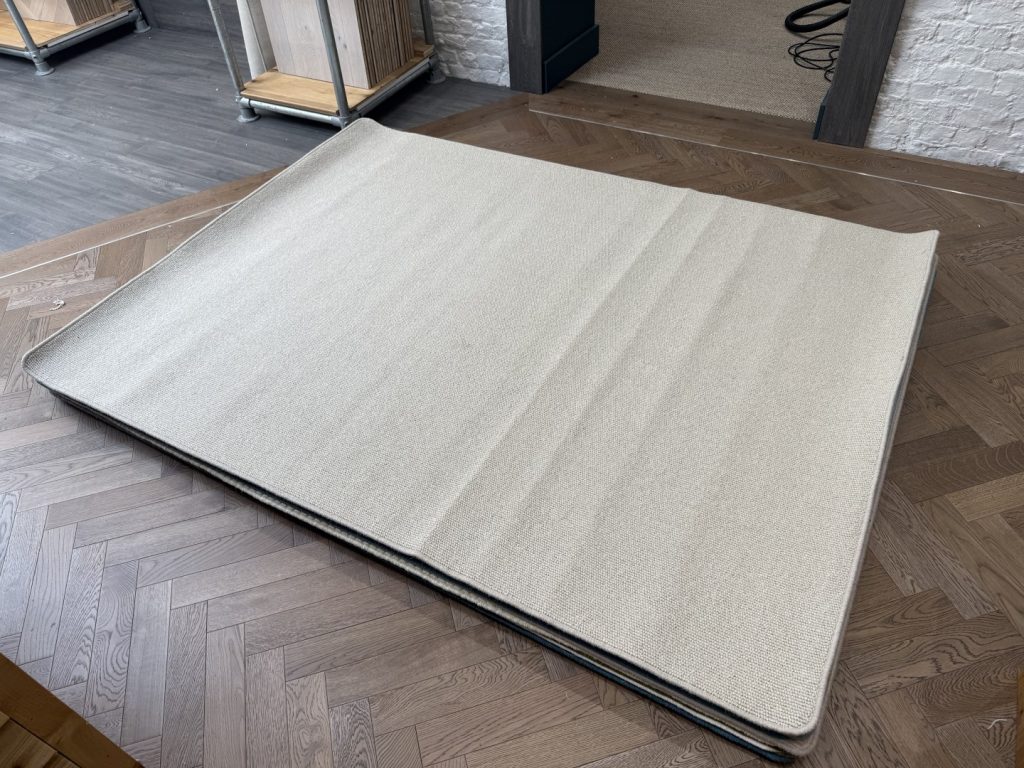 Woolmix Rug - Large with Whipped Edge, Beige, Neutral (180 X 240)