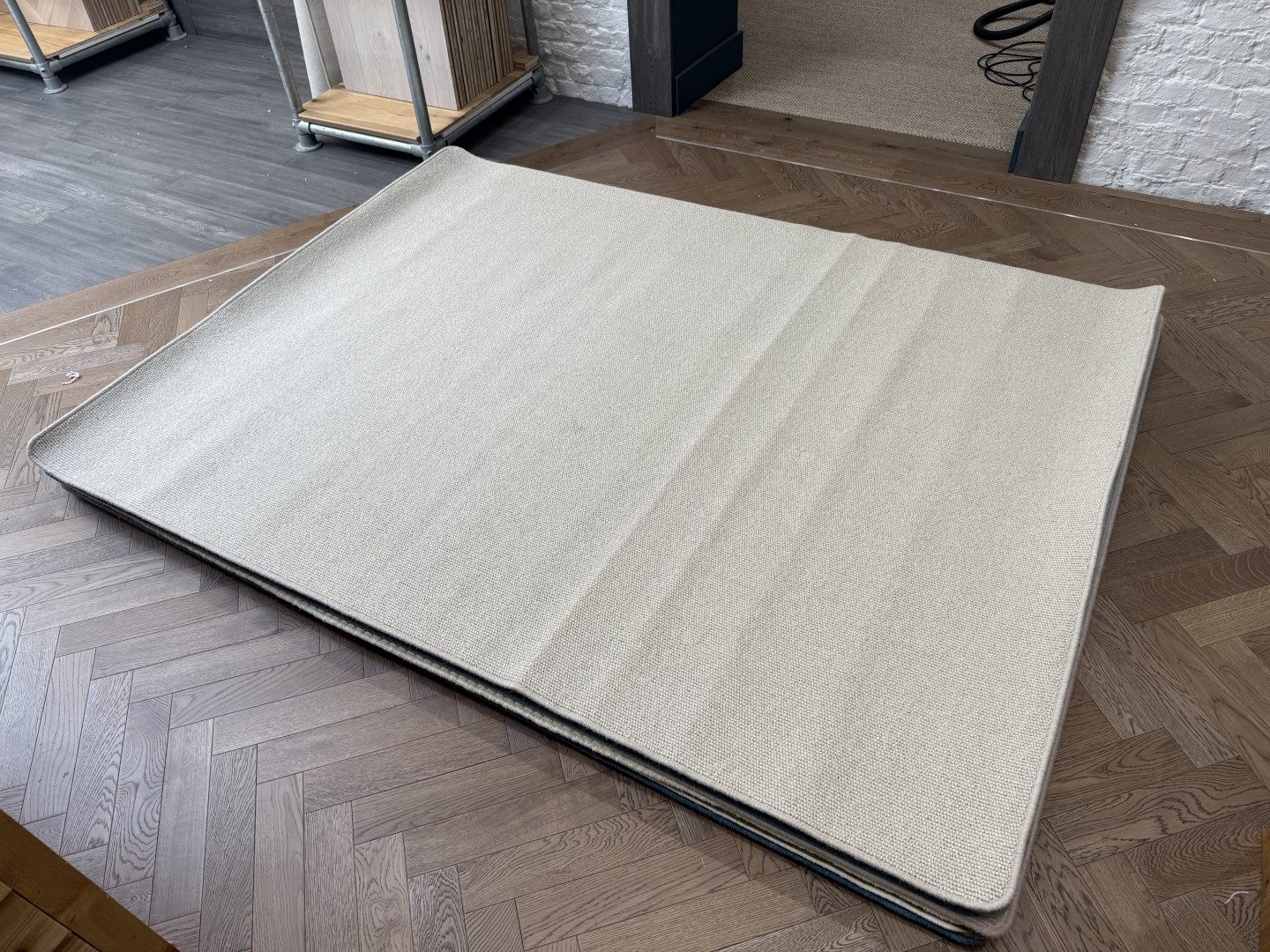 Woolmix Rug - Large with Whipped Edge, Beige, Neutral (180 X 240) 1 Woolmix Rug - Large with Whipped Edge, Beige, Neutral (180 X 240)