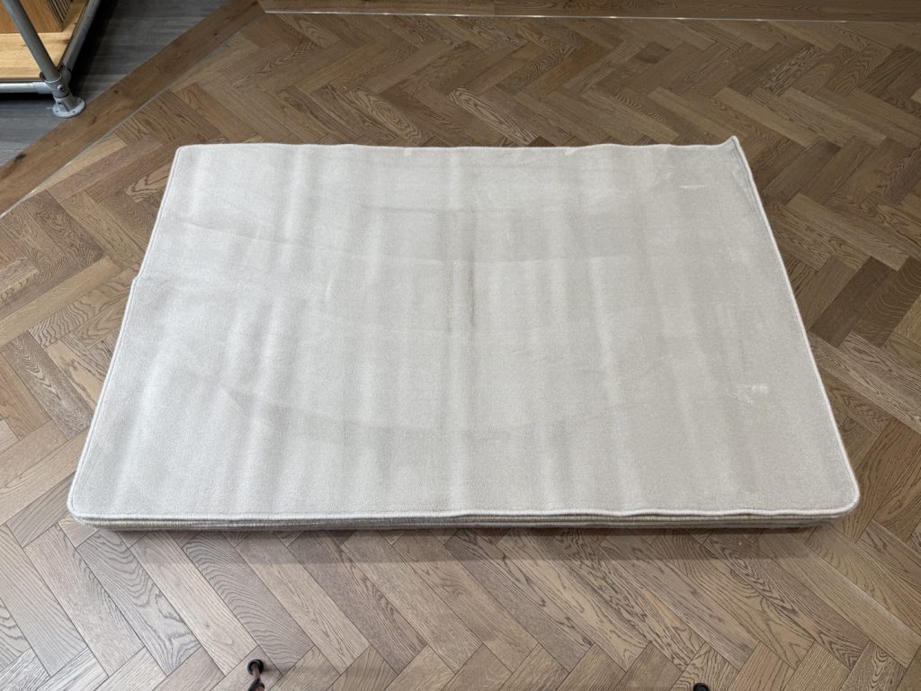 Synthetic Rug - Medium with Whipped Edge, Grey (120 X 180)