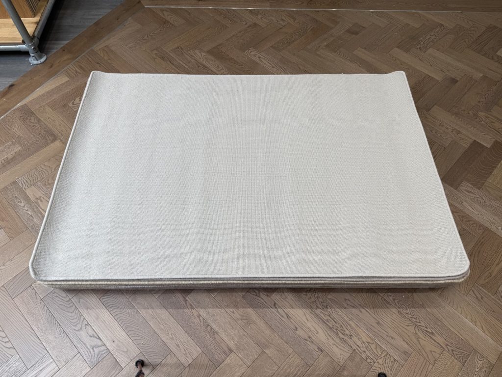 Wool Rug - Medium with Whipped Edge, Cream, Neutral, Beige (120 X 180)