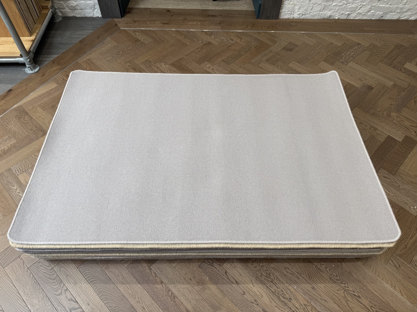 Wool Rug - Medium with Whipped Edge, Neutral (120 X 180) 1 Wool Rug - Medium with Whipped Edge, Neutral (120 X 180)