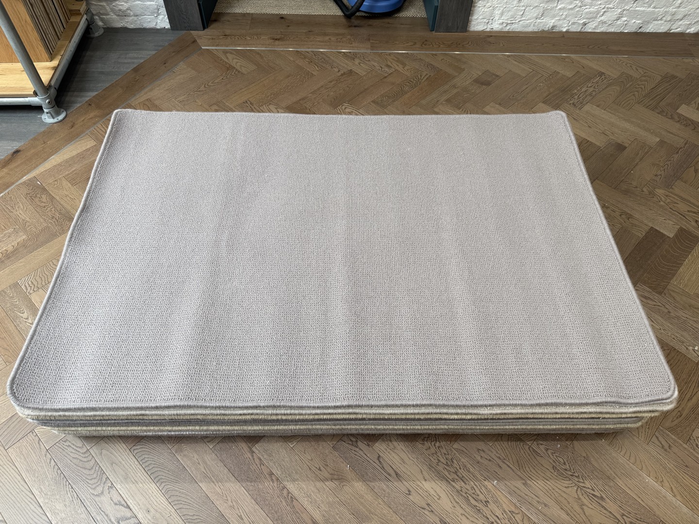 Wool Rug - Medium with Whipped Edge, Neutral (120 X 180) 1 Wool Rug - Medium with Whipped Edge, Neutral (120 X 180)