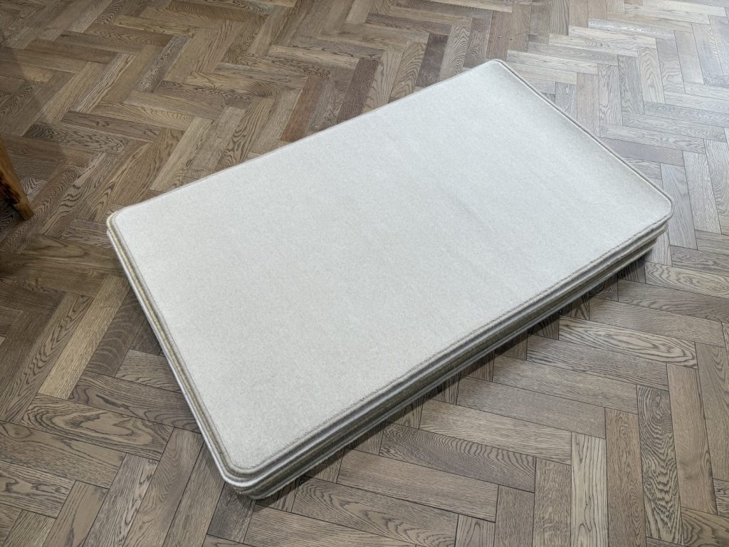 Wool Rug - Small with Whipped Edge, Beige, Neutral (90 X 150)