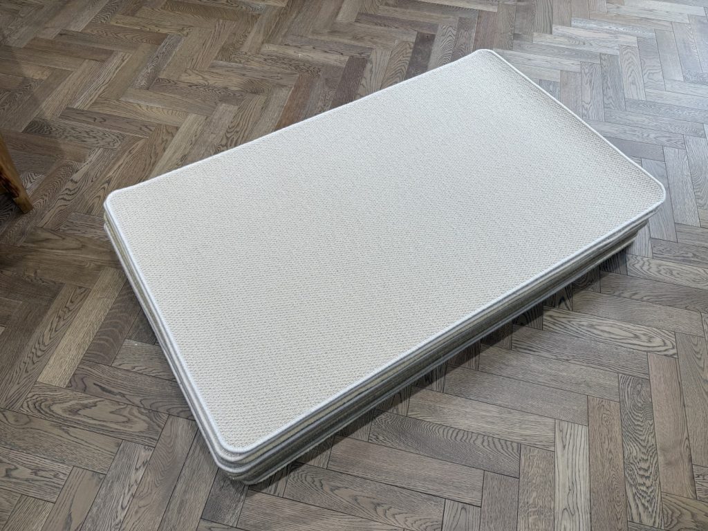 Wool Rug - Small with Whipped Edge, Cream (90 X 150)