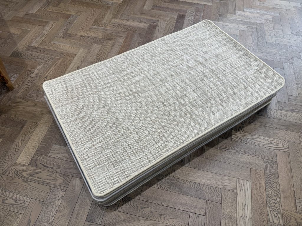 Wool Rug - Small with Whipped Edge, Beige, Neutral (90 X 150)