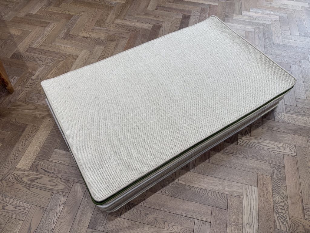 Woolmix Rug - Small with Whipped Edge, Neutral, Grey (90 X 150)